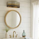 Cannery 2 Light 16 inch Ombre Galvanized Bath Vanity Light Wall Light