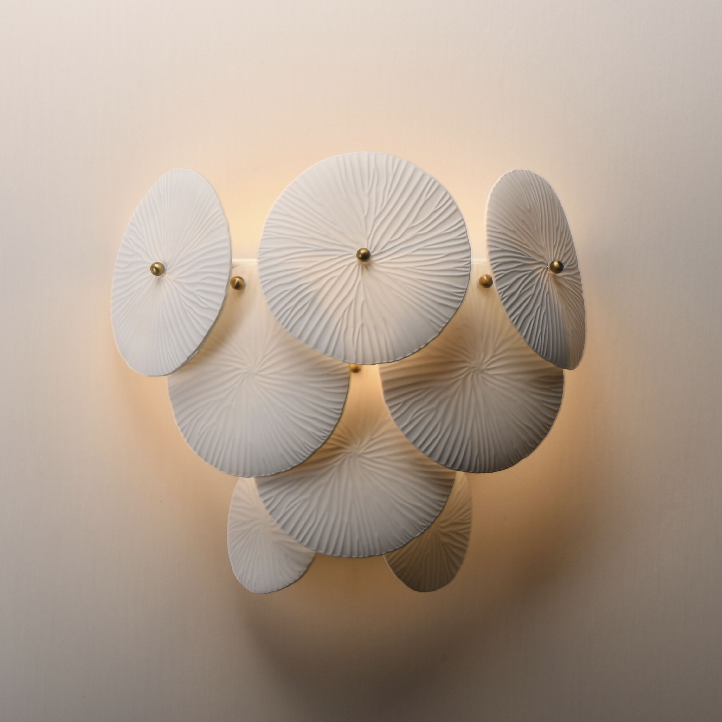 Isla 1 Light 12.5 inch Natural Aged Brass Wall Sconce Wall Light in White