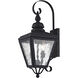 Cambridge 2 Light 22 inch Black Outdoor Wall Lantern