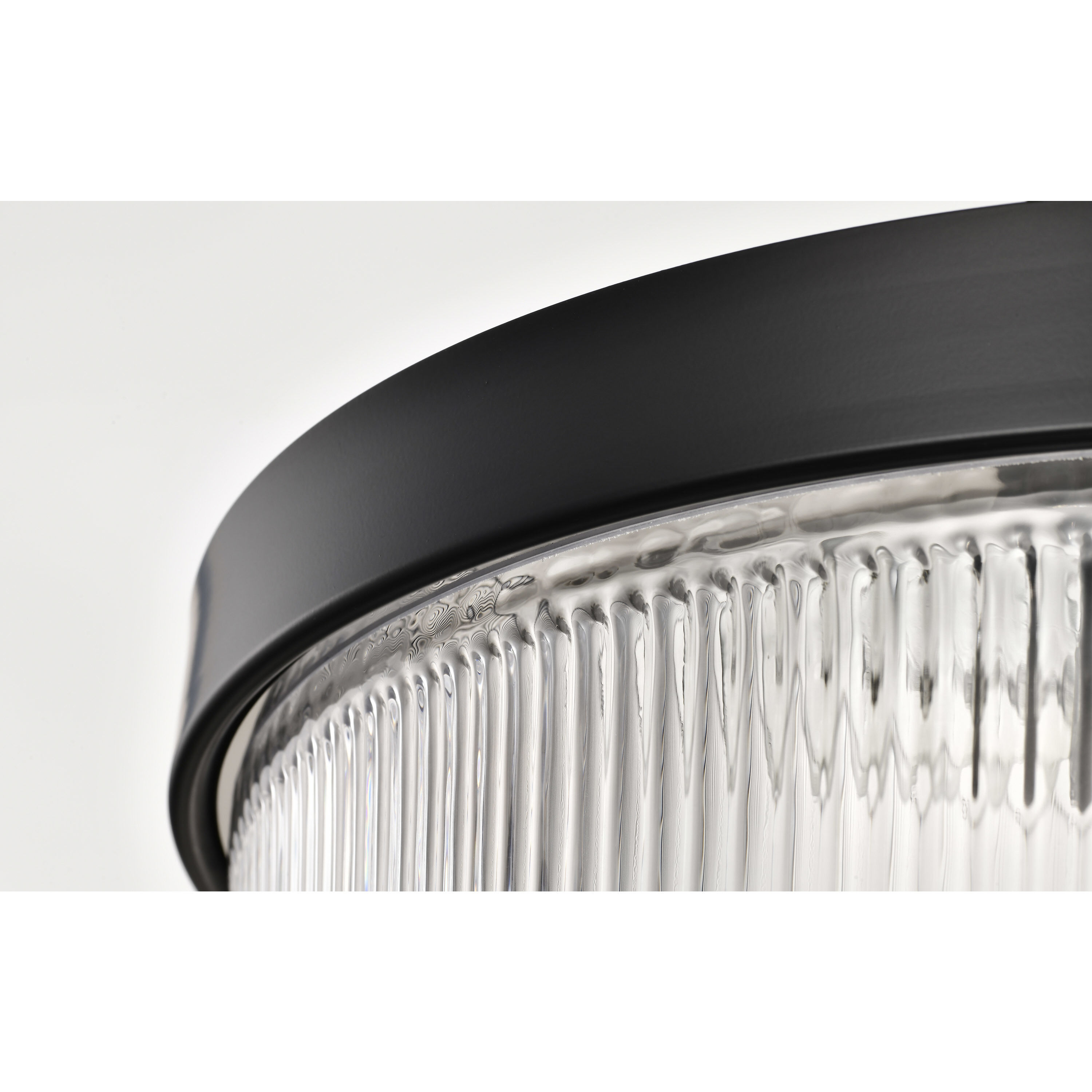 Grayson 17.25 inch Matte Black Flush Mount Ceiling Light