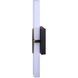 Hazel LED 24 inch Matte Black and Gold Vanity Light Wall Light