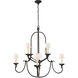 Chapman & Myers Flemish 8 Light 37.75 inch Chandelier