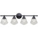 Huntley LED 32 inch Oil Rubbed Bronze Bathroom Light Wall Light