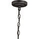 Cinta LED 24.5 inch Oil Rubbed Bronze Chandelier Ceiling Light
