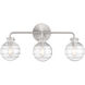 Mason 3 Light 22 inch Satin Nickel Bathroom Vanity Light Wall Light
