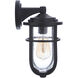 Voyage 1 Light 13 inch Midnight Outdoor Wall Lantern