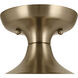 Sisu LED 8 inch Champagne Bronze Semi Flush Mount Ceiling Light