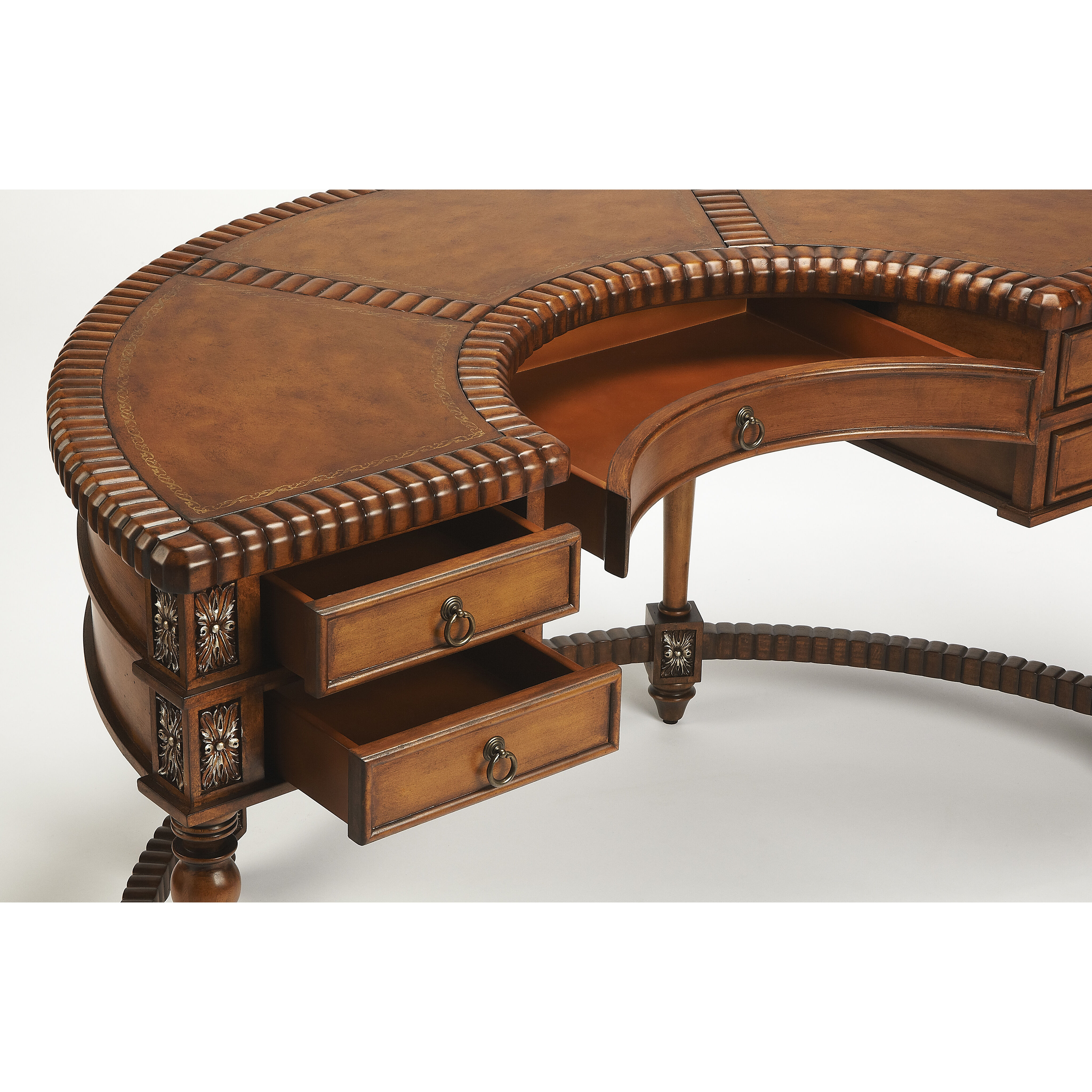 Geneva Demilune 60 X 30 inch Connoisseur's Desk & Secretary