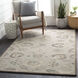 Caesar 108 X 72 inch Taupe/Charcoal/Light Beige/Black/Tan Handmade Rug in 6 x 9 Oval, Oval