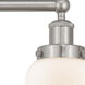 Bell 3 Light 24.5 inch Brushed Satin Nickel Bath Vanity Light Wall Light