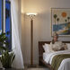 Tambo 70.9 inch 9 watt Natural Ash and Weathered Brass Torchiere Floor Lamp Portable Light
