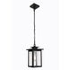 Rock Creek 1 Light 7.5 inch Textured Black Outdoor Pendant