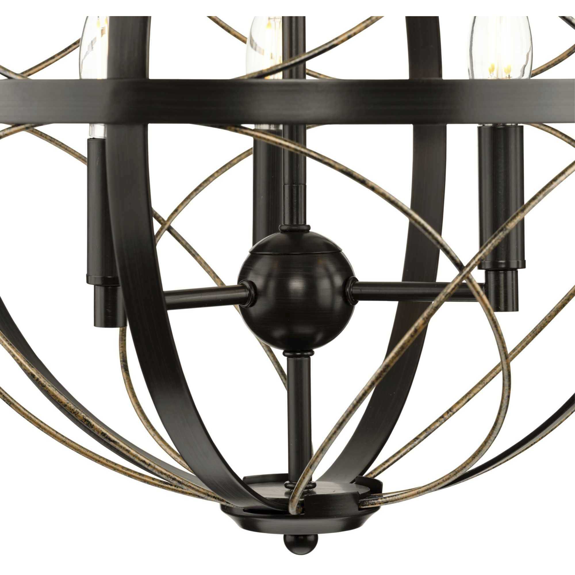 Gerald Ave 3 Light 16 inch Antique Bronze Pendant Ceiling Light