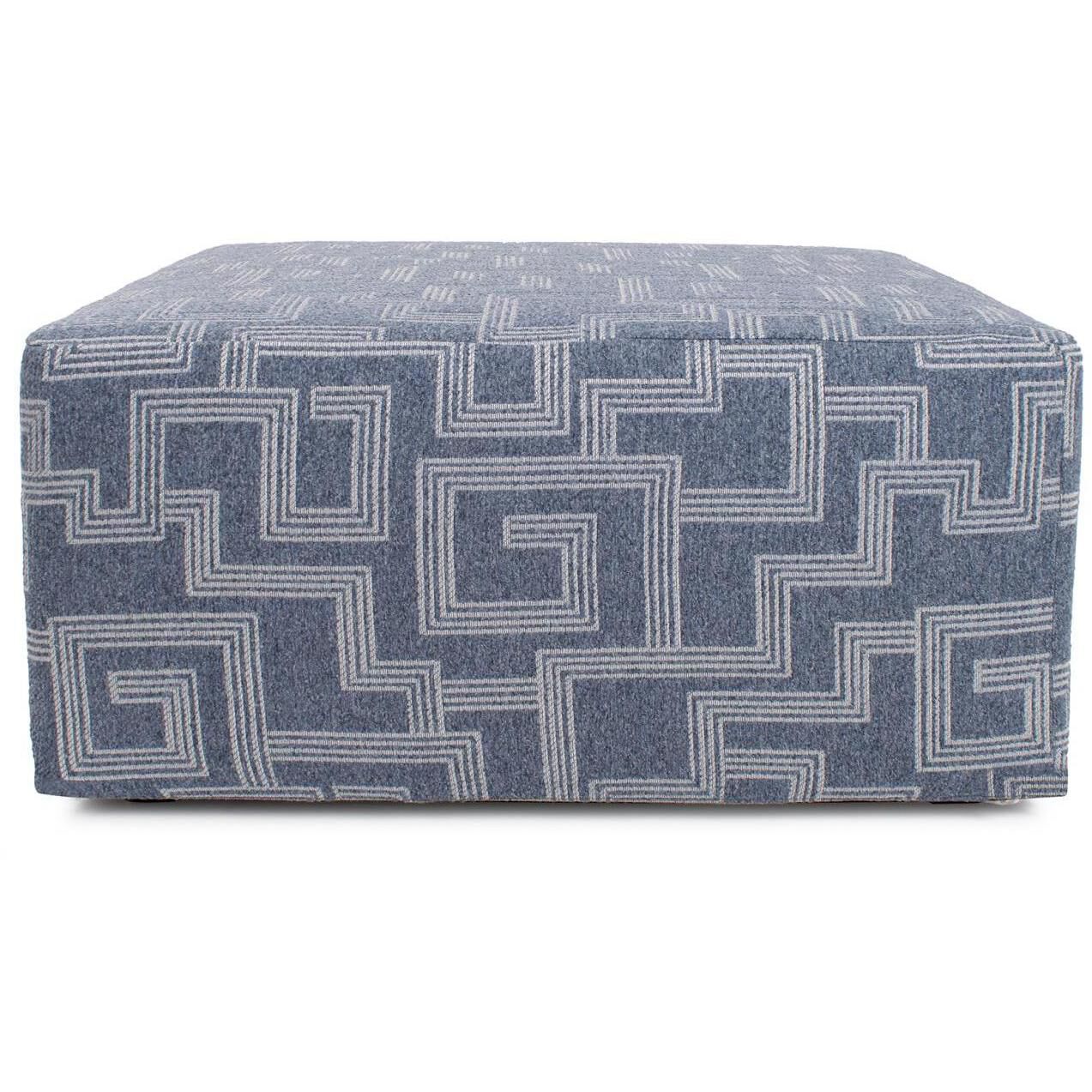 Syros Universal 18 inch Denim Outdoor Ottoman