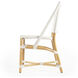 Tenor & Rattan Side Chair in White