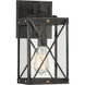 Shady Glen 1 Light 14 inch Weathered Pewter Outdoor Wall Lantern