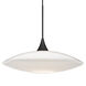 Spazio LED Black Cord Pendant Ceiling Light