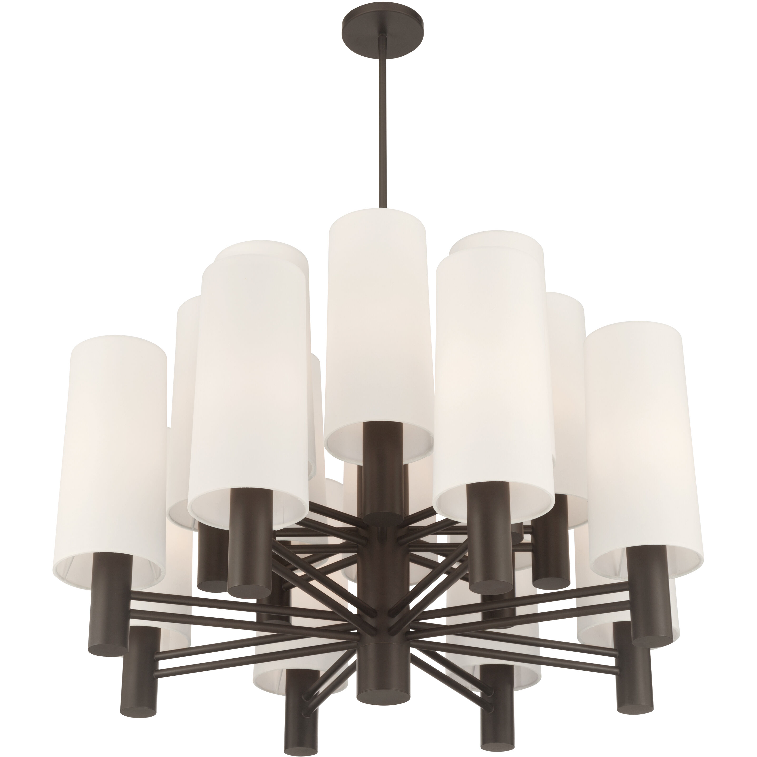 Draxen 16 Light 34 inch Dark Bronze Chandelier Ceiling Light