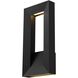 Paletto LED 16 inch Sand Black Outdoor Wall Sconce