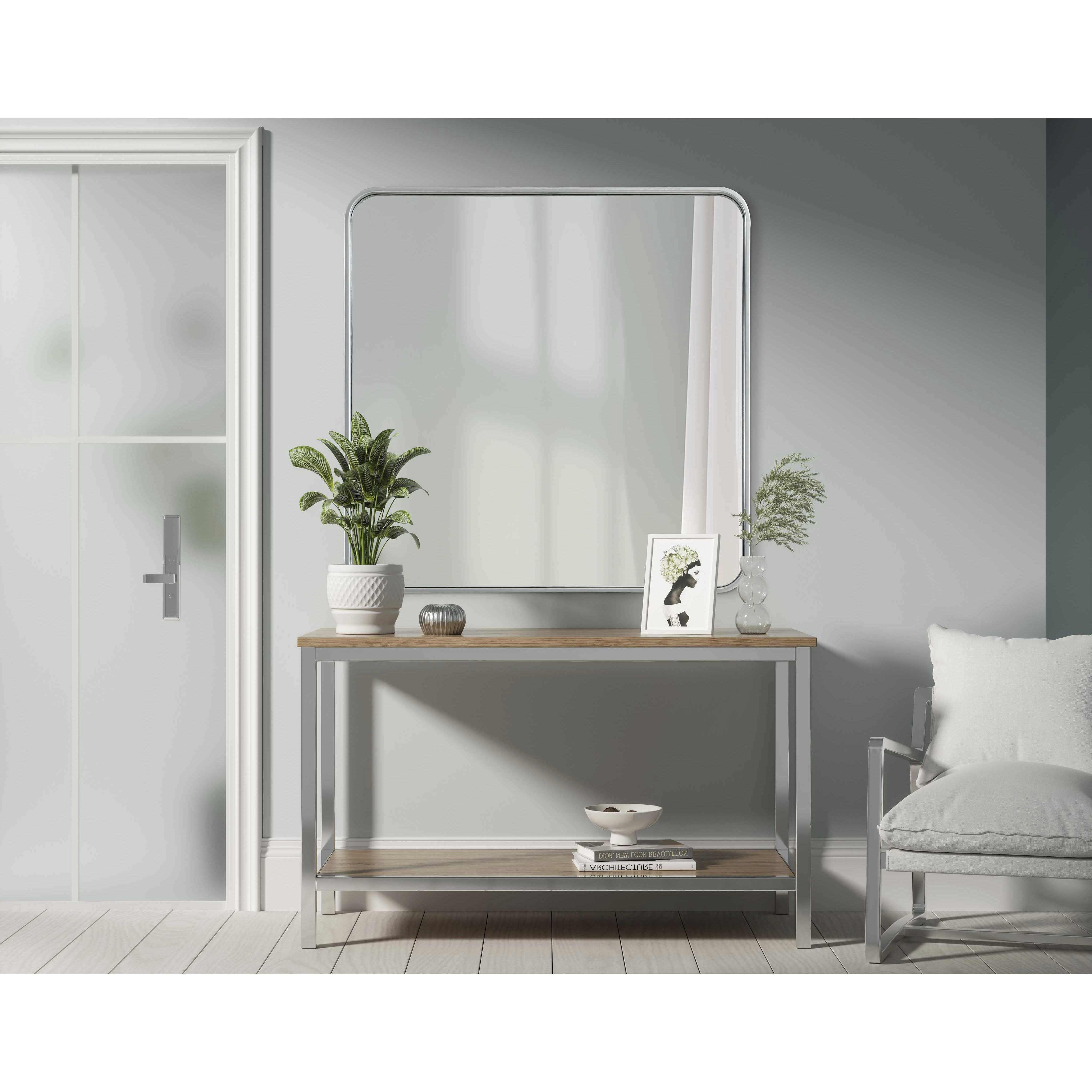 Remy 30 X 30 inch Silver Mirror