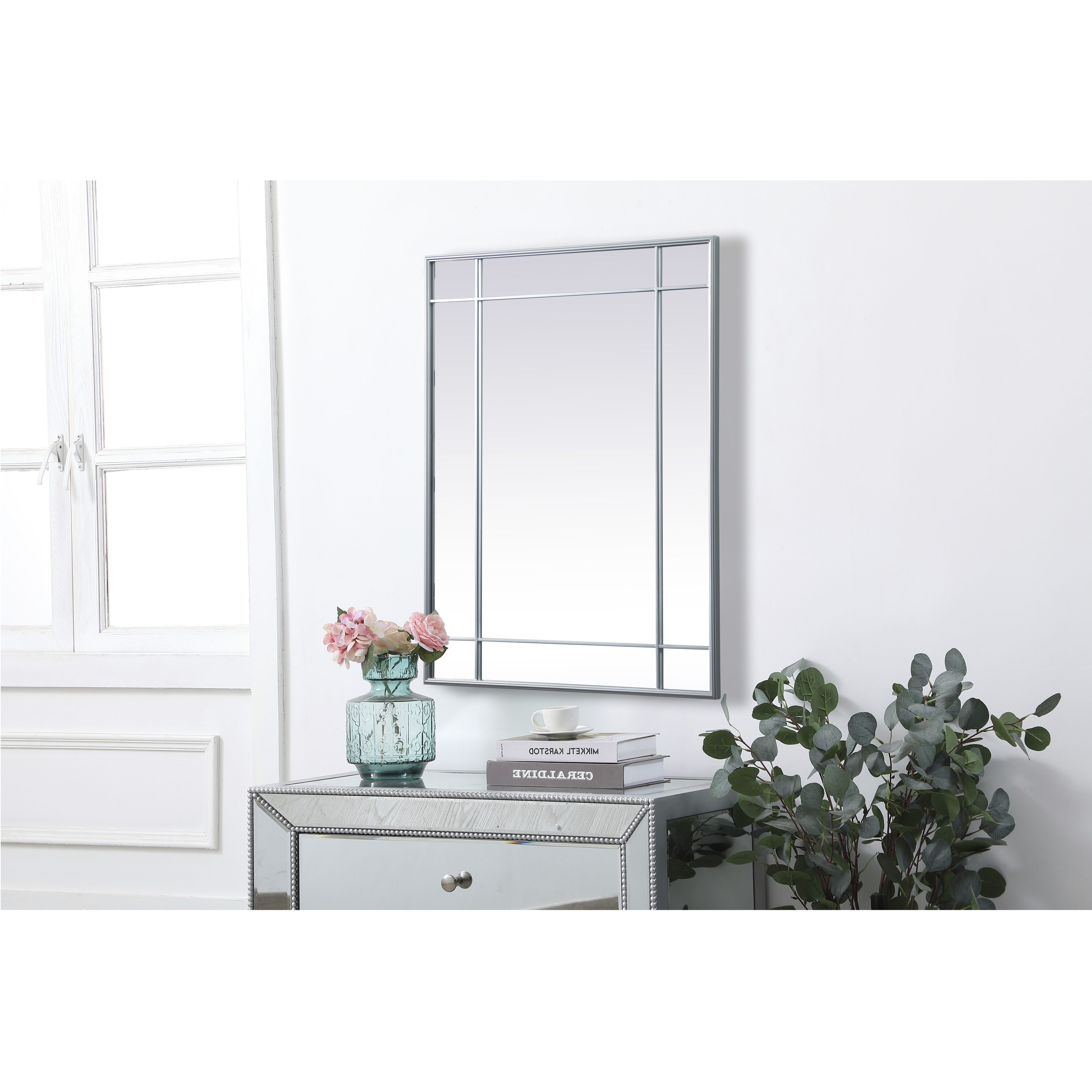 Viola 40 X 30 inch Silver Mirror