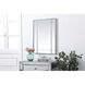 Viola 40 X 30 inch Silver Mirror
