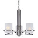 Signature 3 Light 20.75 inch Brushed Nickel Chandelier Ceiling Light