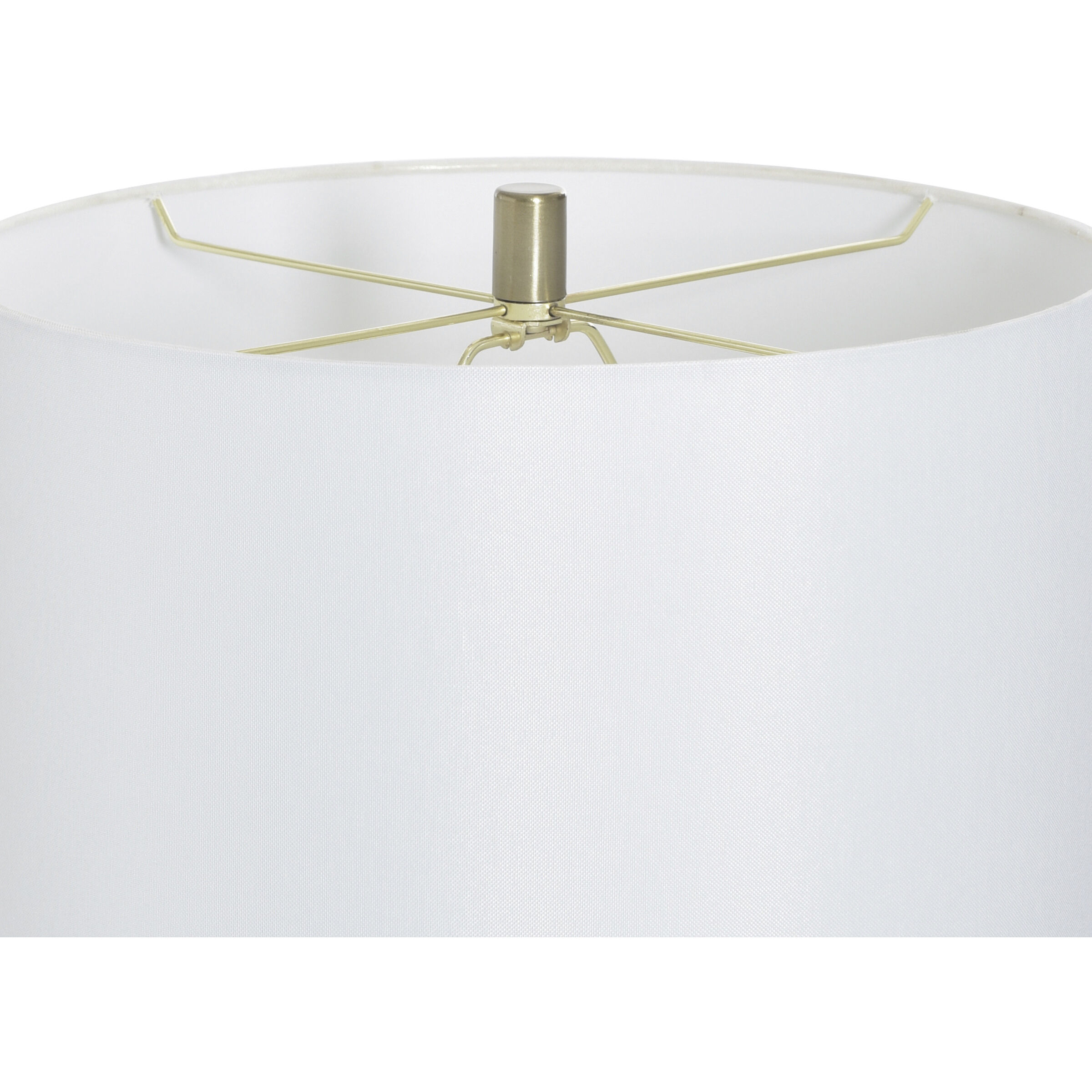 Langston 63.5 inch 60 watt Larson Gold and Black and White Floor Lamp Portable Light