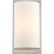 Meridian 1 Light 6 inch Brushed Nickel ADA Wall Sconce Wall Light