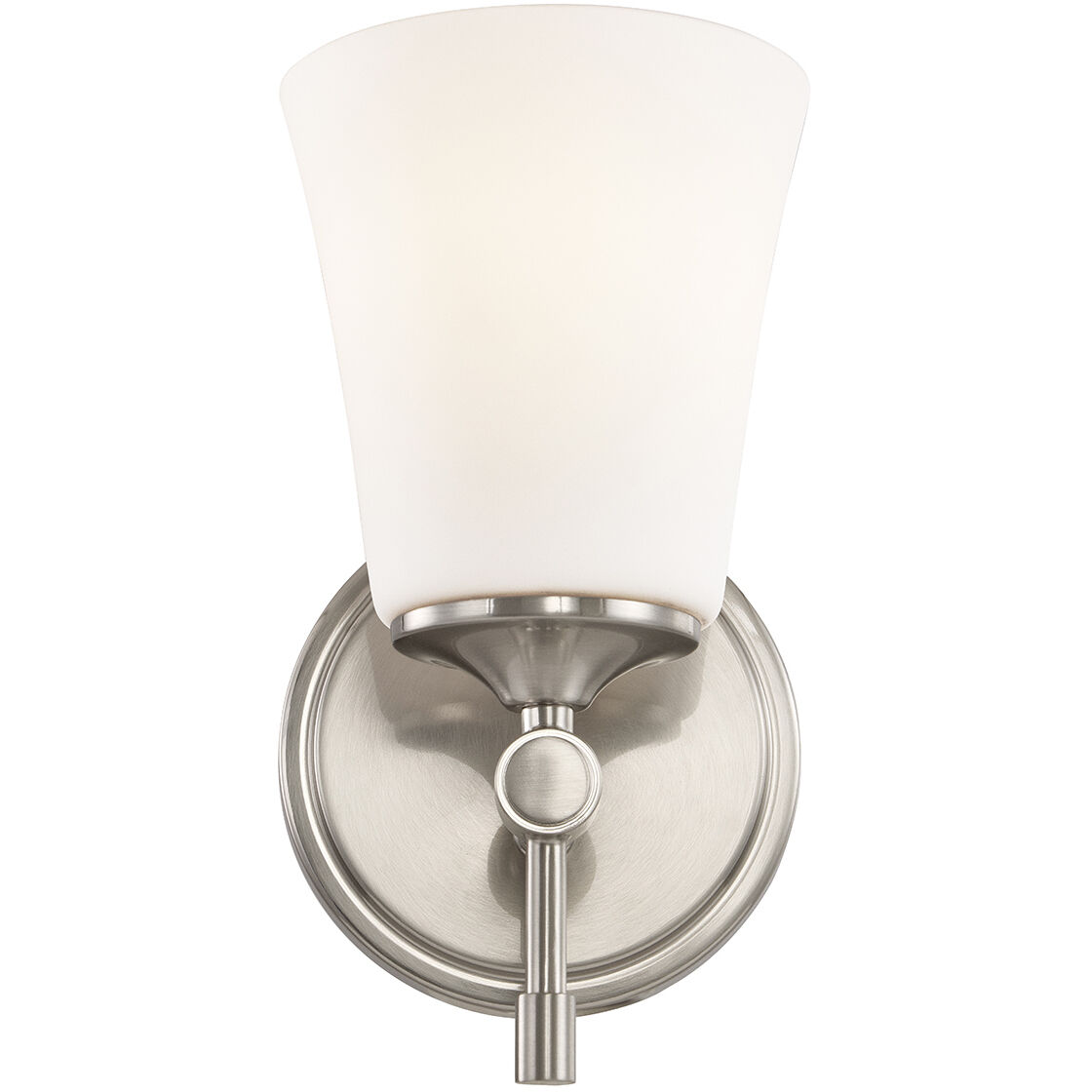 Fusion Collection - Tulsi Family 1 Light 5.25 inch Brushed Nickel Wall Sconce Wall Light, EVOLV