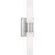 Keaton Bath Vanity Wall Light in Brushed Nickel
