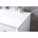 Hayes 60 X 22 X 35 inch White Vanity Sink Set