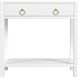 Lark 30" Wood 1-Drawer Nightstand in White
