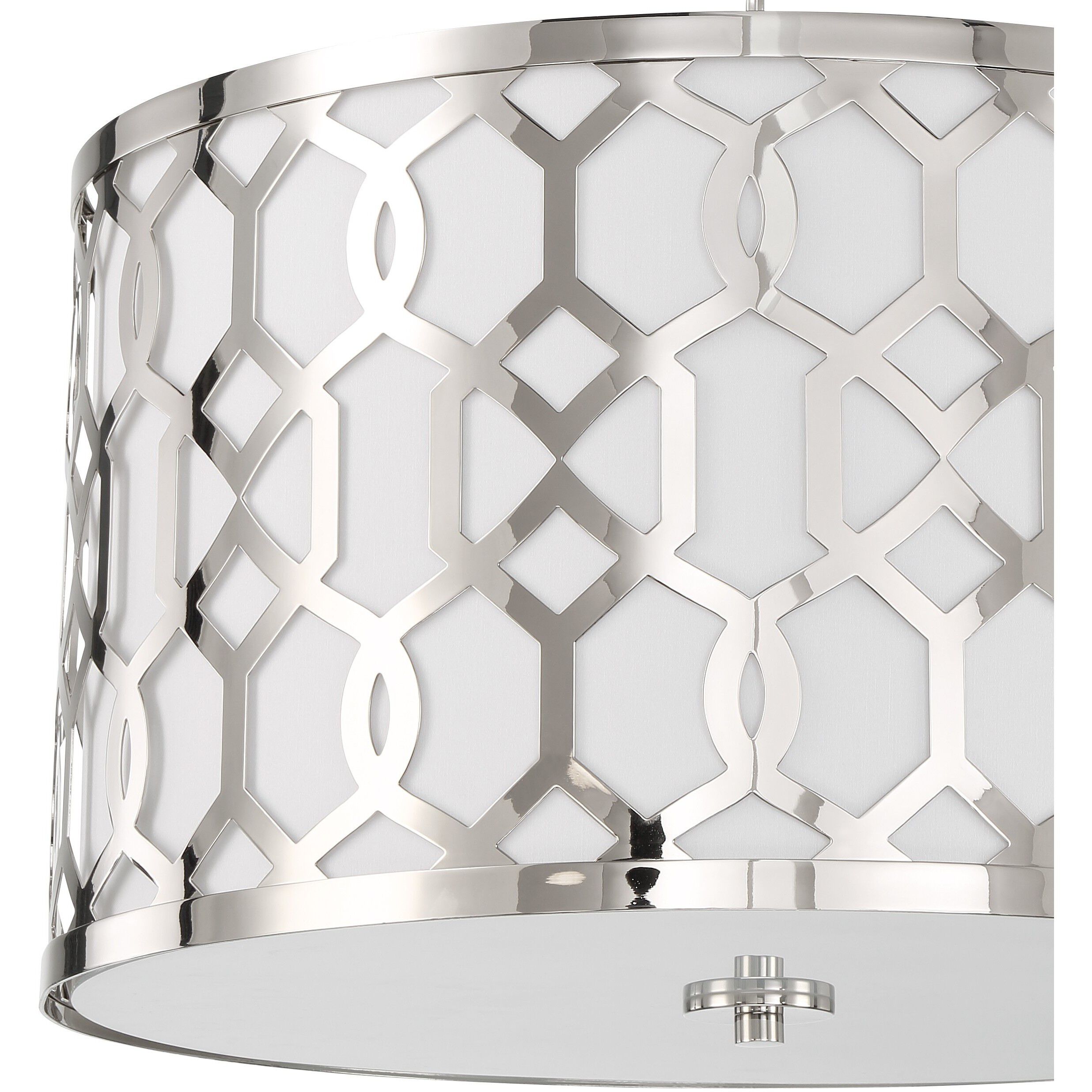 Jennings 5 Light 24.25 inch Polished Nickel Pendant Ceiling Light