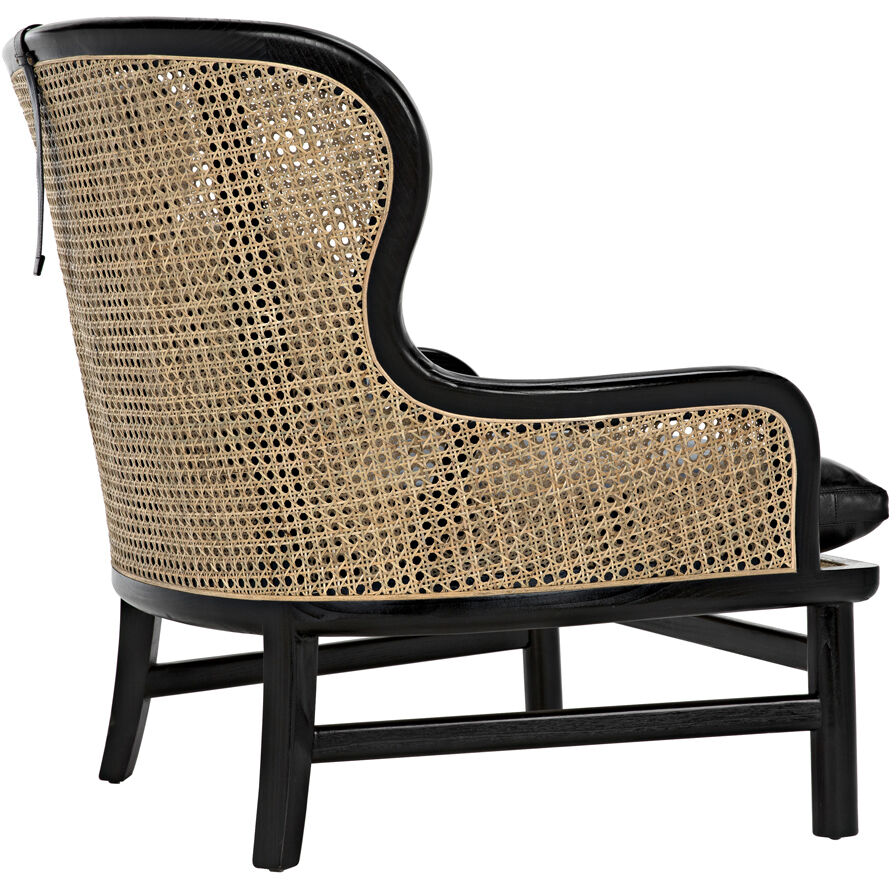Marabu Charcoal Black Occasional Chair