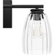 Rossmoor 3 Light 20.5 inch Matte Black Vanity Light Wall Light, Medium