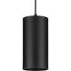 CYL RNDS LED 6 inch Black Outdoor Pendant, Progress LED