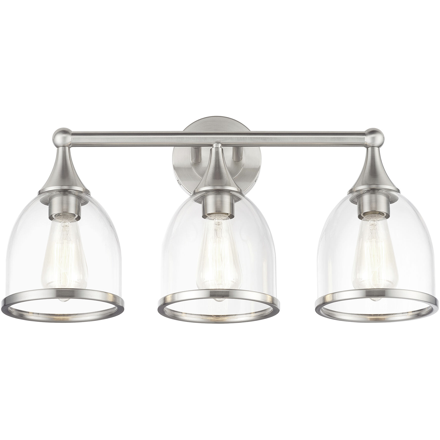 Ashridge 3 Light 24 inch Brushed Nickel Vanity Wall Sconce Wall Light