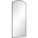 Balina 72 X 30 inch Matte Black Wall Mirror