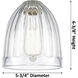 Ballston Brookfield 2 Light 16 inch White and Polished Chrome Bath Vanity Light Wall Light in White Glass, Ballston