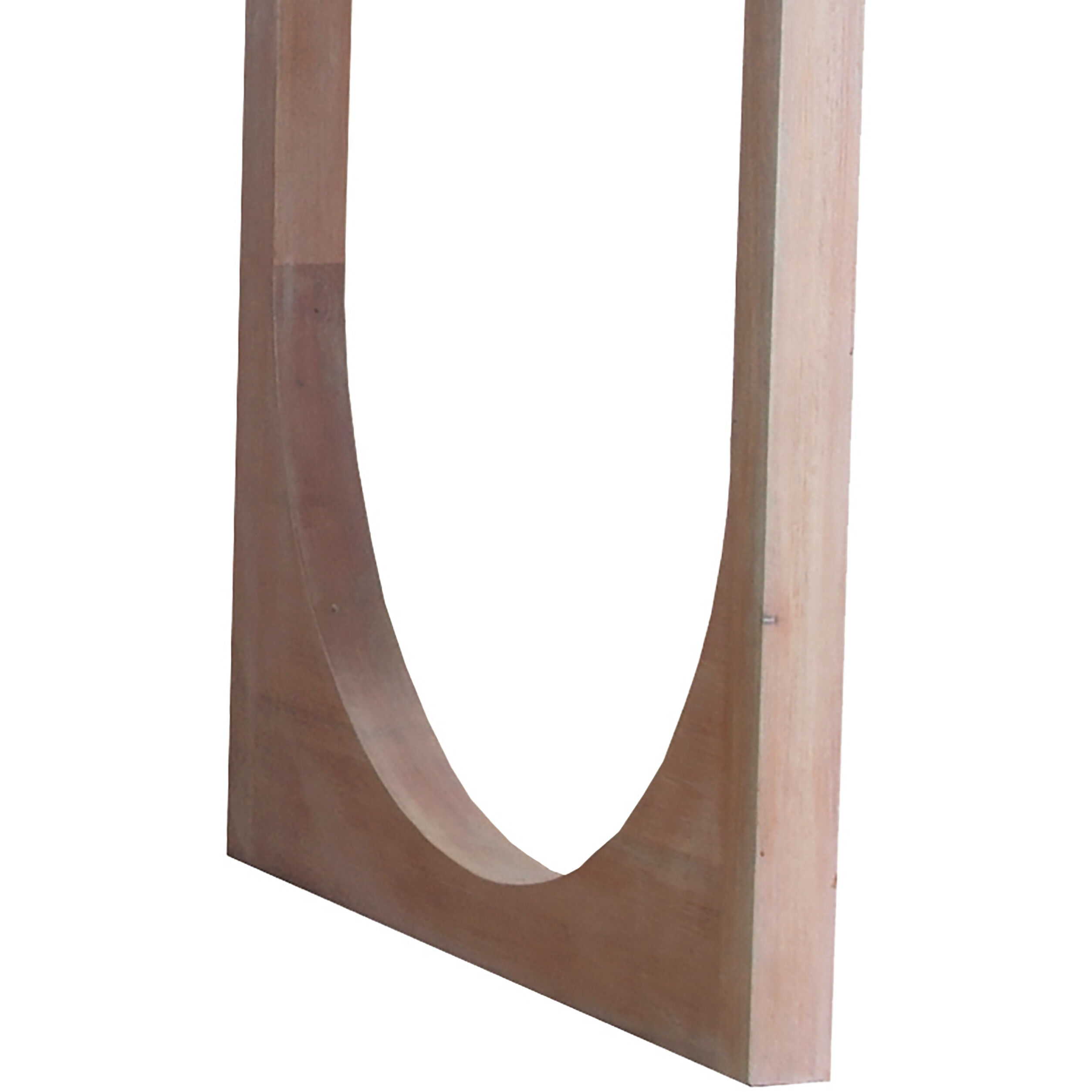 Innwood 92 X 40 inch Polished Concrete with Natural Dining Table