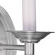 Williamsburgh 2 Light 9.5 inch Brushed Nickel Double Sconce Wall Light