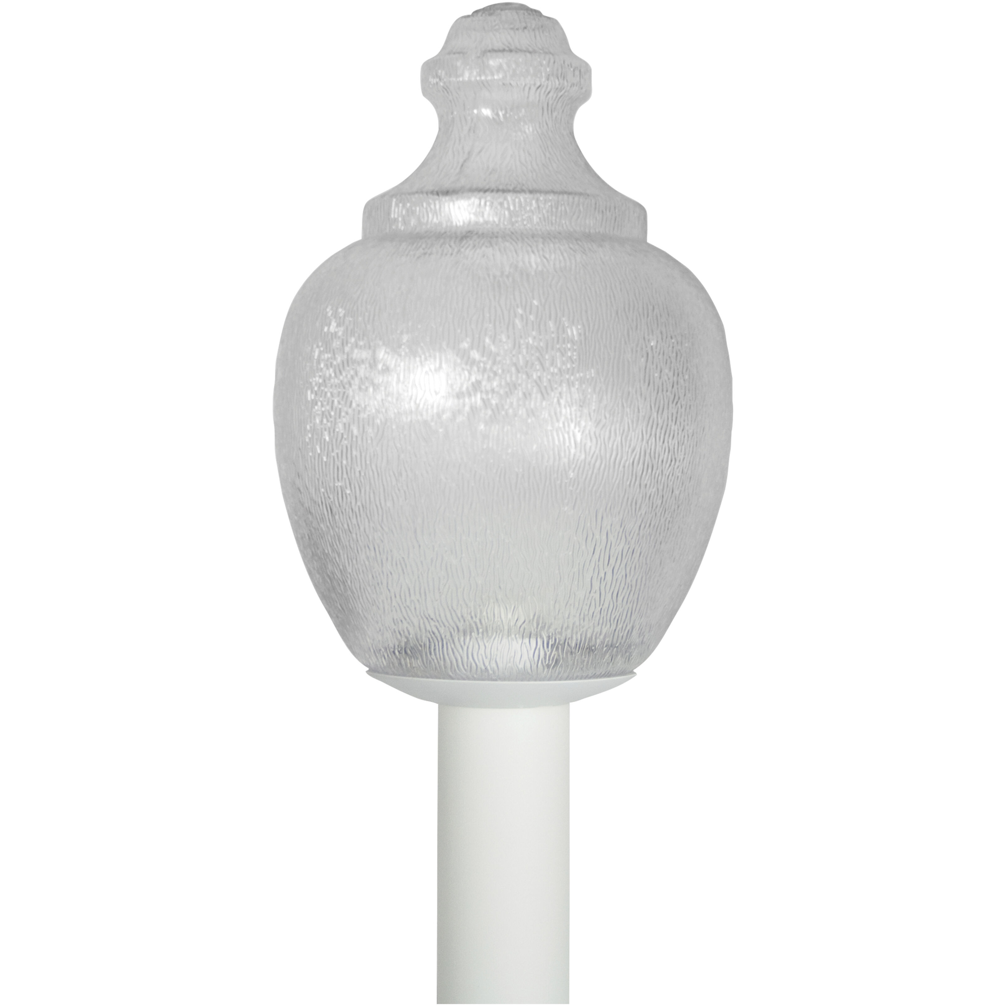 Etch 1 Light 15.5 inch White Outdoor Post Light