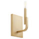 Tempo 1 Light 5 inch Aged Brass Wall Sconce Wall Light