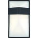 Wedge LED 5.25 inch Coal ADA Wall Mount Wall Light in Black, Outdoor