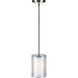 Shaw 1 Light 6 inch Brushed Nickel Mini Pendant Ceiling Light
