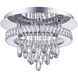Veil LED 20 inch Chrome Flush Mount Ceiling Light