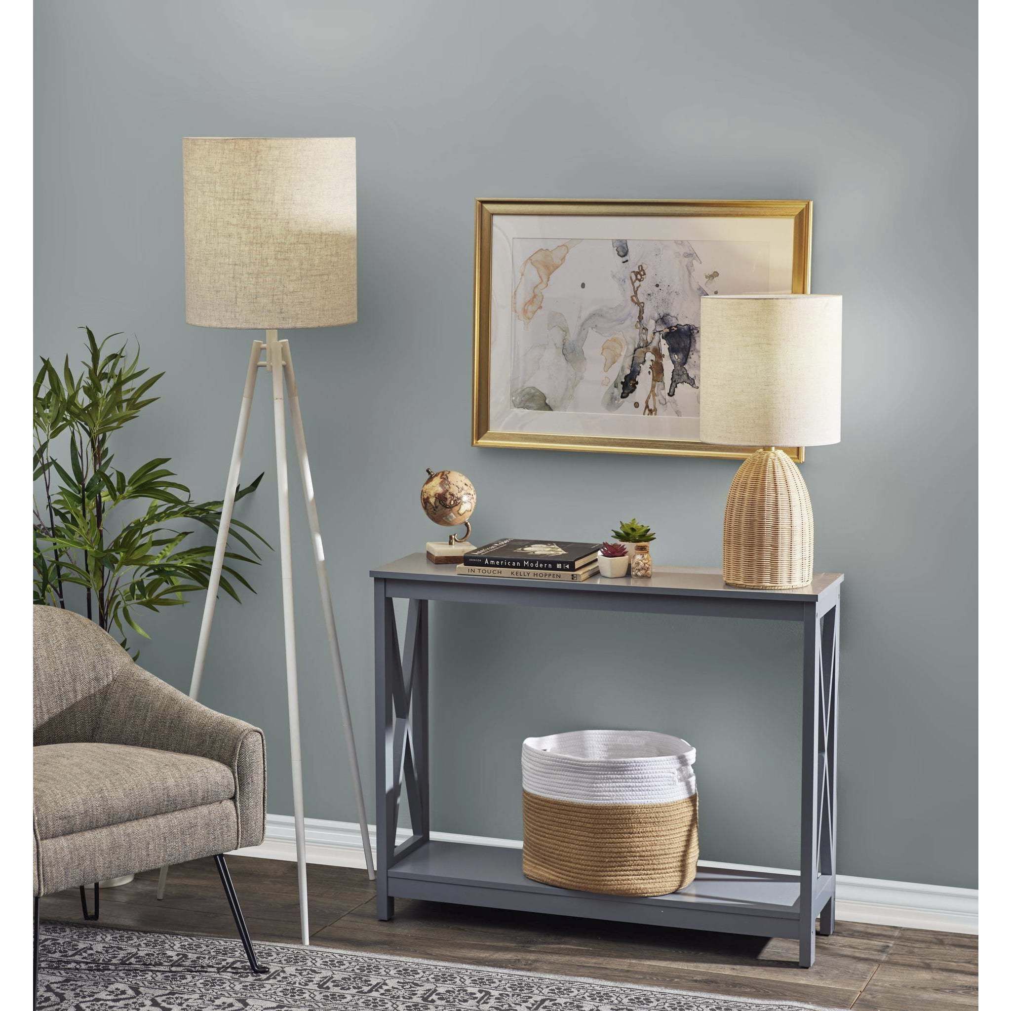 Glenwood 69 inch 100.00 watt White Floor Lamp Portable Light