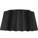 Alora Mood Plisse 2 Light 14.13 inch Matte Black Flush Mount Ceiling Light