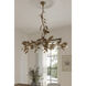 Seraphine 11 Light 60 inch Weathered Gold Linear Chandelier Ceiling Light